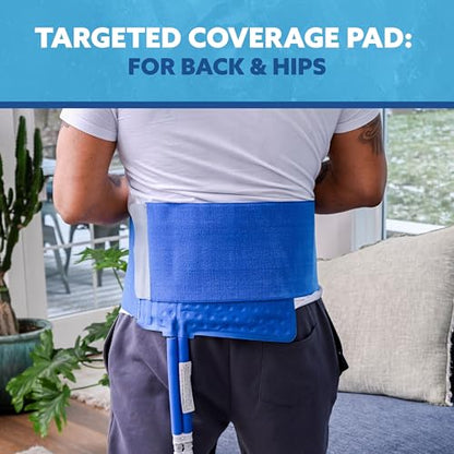 Polar Active Ice® Back Therapy pad 12” x 8.5” with Attached Belt. Use only with The Polar Active Ice #AIS Therapy System. - style: Back Pad