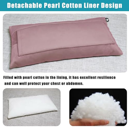 Post Surgery SeatBelt Pillow for Pregnancy Mastectomy Hysterectomy Recovery - color: Pink