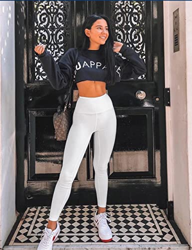 FULLSOFT Buttery Soft Leggings for Women High Waisted - color: 1-white, size: Small-Medium