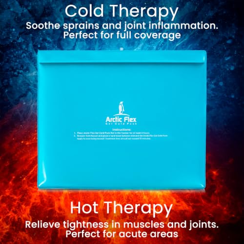 Arctic Flex Ice Packs for Injuries Reusable (11" x 14") - Flexible Hot Cold - size: X-Large (Pack of 1)