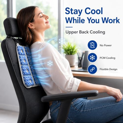 Cooling Chair Pad for Office Chair and Car Seat, Reusable PCM Pad