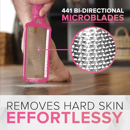 NYK1 RUSTPROOF Foot File Callus Remover for Feet | Pink - color: Pink Megafile