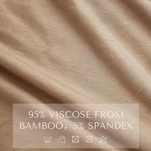 Konssy Rayon Made from Bamboo Nursing Cover for Breastfeeding - color: Clay