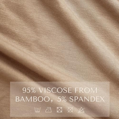 Konssy Rayon Made from Bamboo Nursing Cover for Breastfeeding - color: Clay