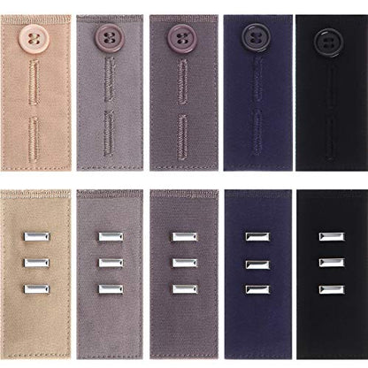 10 Pcs Pant Extenders for Men Women, Waist Extender for Pants Jeans