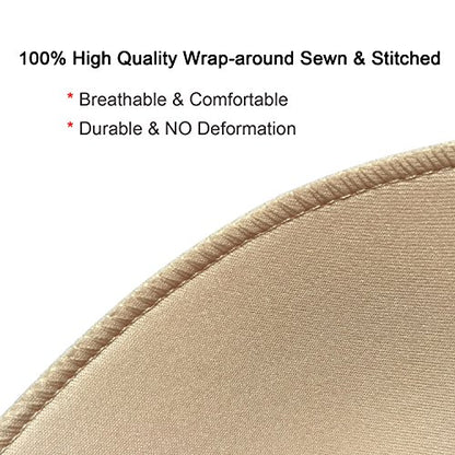 3 Pairs Removeable Triangle Bra Pads Inserts for Bikinis Top, Sport/Yoga Bra, Swimsuit, A/B,C/D Cups Optional-Beige - size: B