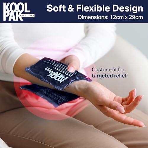 Koolpak Deluxe Reusable Hot/Cold Gel Packs - x3 (Triple Pack)