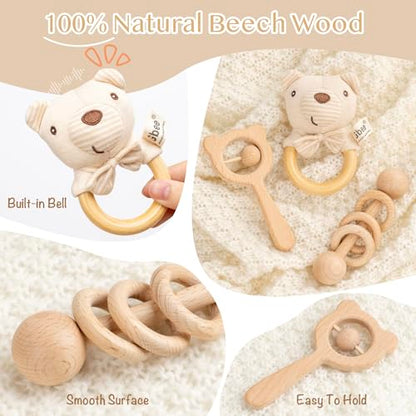 Baby Gift Set for Baby Shower - 10 Piece Newborn Box with Essentials - color: Little Bear