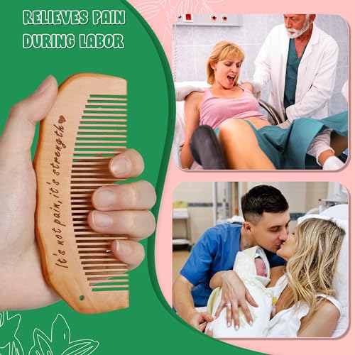 2 Pack Labor Comb Pregnancy Must Haves Labor and Delivery Essentials - style: 2 Pack-Wave