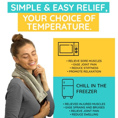 HPS Versa XL Microwave Heating Pad for Neck and Shoulders Moist Heat Wrap - style: XL Versatile Buddy