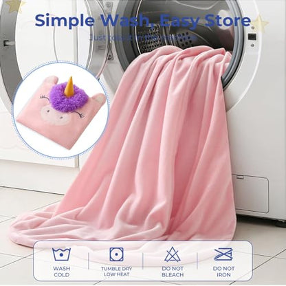 Sasttie Velvet Pregnancy Pillow Cover, U-Shaped, Pink - color: Pink