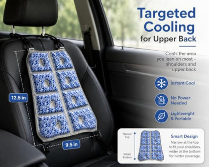Cooling Chair Pad for Office Chair and Car Seat, Reusable PCM Pad