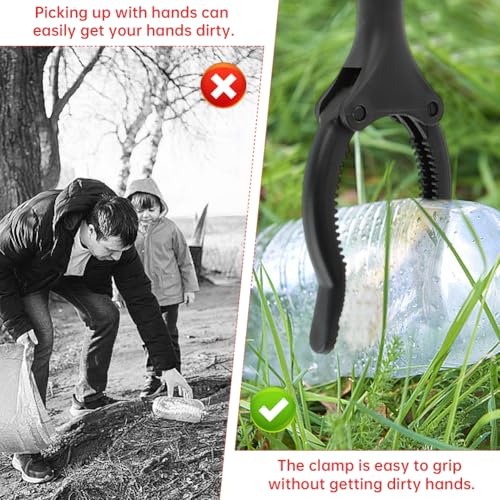 Grabber Tool, 4pcs 30cm/12inch Short Grabber Reacher Tool Claw Rubbish Tong