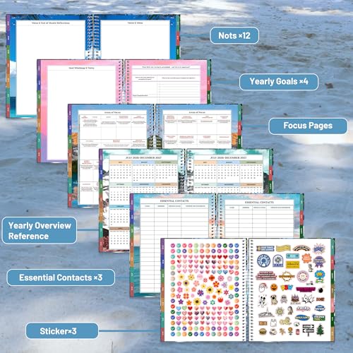 CAGIE Planner 2026-2027 Weekly and Monthly,18 Month (Jul. 26-Dec. 27) - color: Blue