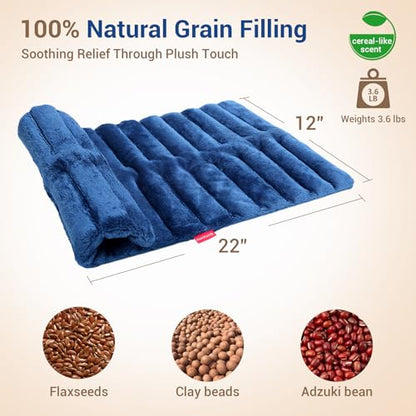 Comfytemp 12" x 22" Large Microwavable Moist Heating Pad for Back, 3.6 lb - size: 12"x22"