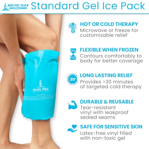 Arctic Flex Ice Packs for Injuries Reusable (11" x 14") - Flexible Hot Cold - size: X-Large (Pack of 1)
