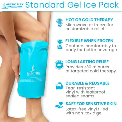 Arctic Flex Ice Packs for Injuries Reusable (11" x 14") - Flexible Hot Cold - size: X-Large (Pack of 1)