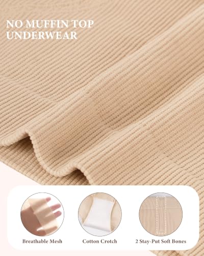 MEIYATING Women's Light Tummy Control Underwear Compression Panties - color: Multicolor, size: Large