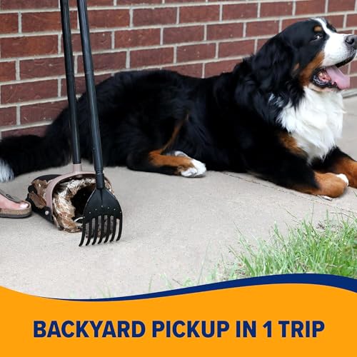 Arm & Hammer Swivel Bin & Rake Dog Pooper Scooper, Includes 2 Waste Bags - size: One Size, style: Swivel and Rake Scooper