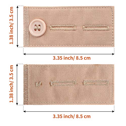 10 Pcs Pant Extenders for Men Women, Waist Extender for Pants Jeans