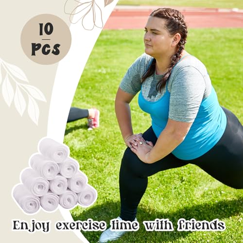 Toulite 10Pcs Reusable Cotton Bra Liners for Sweat - color: White, size: X-Large