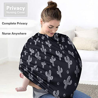 Metplus Car Seat Cover for Babies, Carseat Canopy & Nursing Covers (Cactus) - color: Cactus
