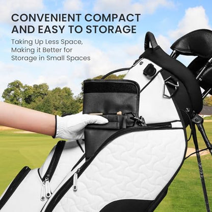 FINGER TEN Mini Golf Bag for 3-7 Clubs - color: Black, size: 1Pc
