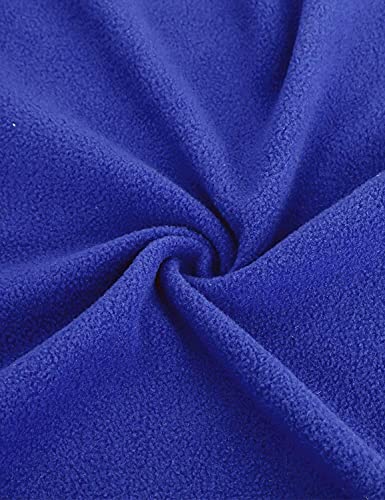 Hibelle Women's Outdoor Full-Zip Thermal Fleece Jacket with Pockets - color: 206-royal Blue, size: Medium