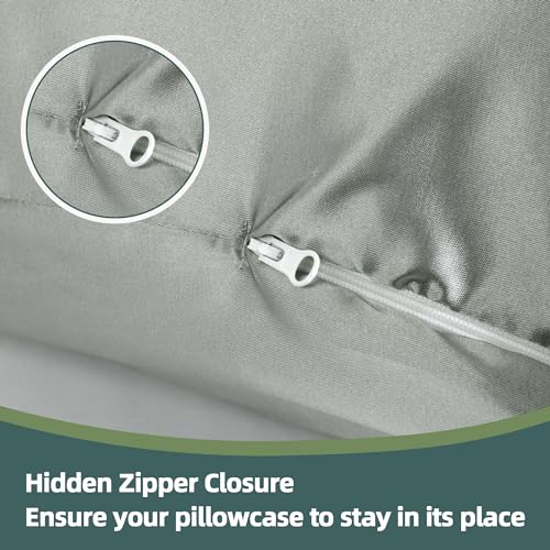 BALAPET Silky Satin Pregnancy Pillow Cover (ONLY Pillowcase), C Shaped Large Luxurious Smooth Maternity Pillow Cover with Hidden Zip, Soft & Breathable Pillow Protector for Side Sleeper, Dark Grey - color: Dark Grey