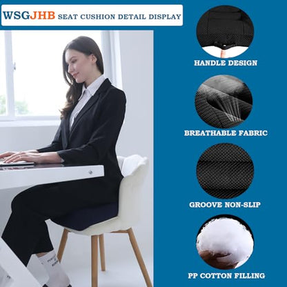 WSGJHB Seat Cushions for Office Chairs, Chair Cushion for Long Sitting - color: Blue Regular
