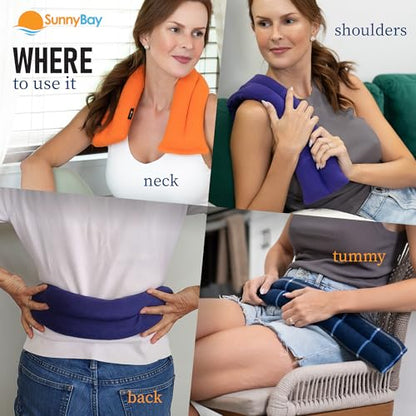 SunnyBay Heating Pad, Neck and Shoulder Wrap, 26x4 inch, London - color: London