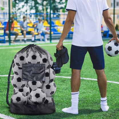 BROTOU Extra Large Mesh Ball Bag, Drawstring Socce Bag for Coach - size: 30" x 40"