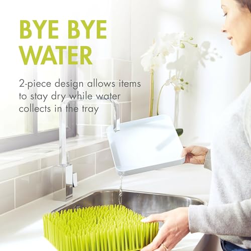 Boon Lawn Countertop Baby Bottle Drying Rack - Spring Green - 13.5x11x2.5 - size: 2 Count (Pack of 1)