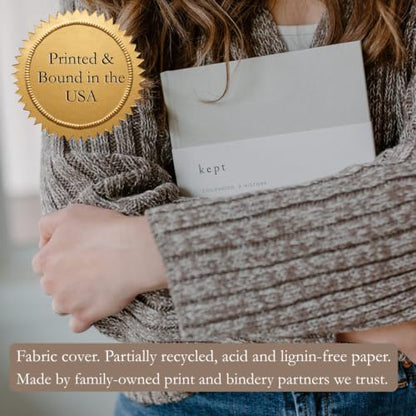 Kept Collection Childhood, A History Baby Memory Book, Birth to Age 18, Heirloom Keepsake Milestone Journal (Lavender) - color: Lavender