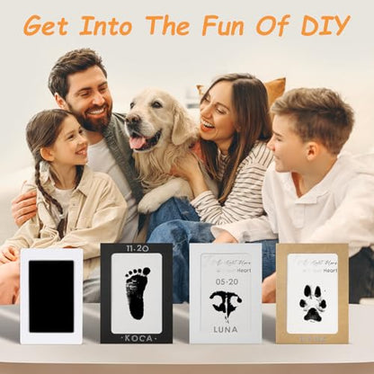 DeerZone Inkless Paw Print Kit,Dog Paw Print Kit,Dog Nose Print Kit - color: Black, size: Small-Medium 1 Pack