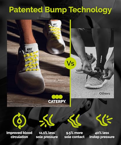 Caterpy RUN No-Tie Elastic Shoelaces for Adults & Kids - color: 03) Ghost Gray, size: Standard: 30in (5-7 holes)