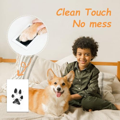 DeerZone Inkless Paw Print Kit,Dog Paw Print Kit,Dog Nose Print Kit - color: Black, size: Small-Medium 4 Pack