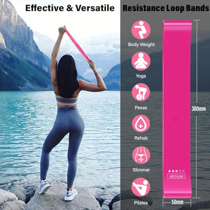 FTTYONE 5-Level Loop Resistance Bands for Men and Women