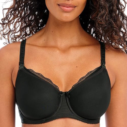Freya Women's Pure Uw Moulded Nursing Bra - color: Black, size: (36) H