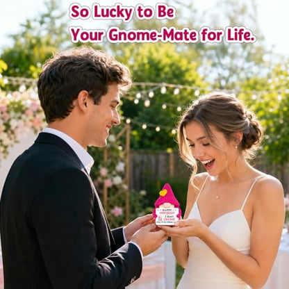 Engagement Gifts for Couples Women - Newly Engaged Wedding Gifts - style: Gnome Engaged