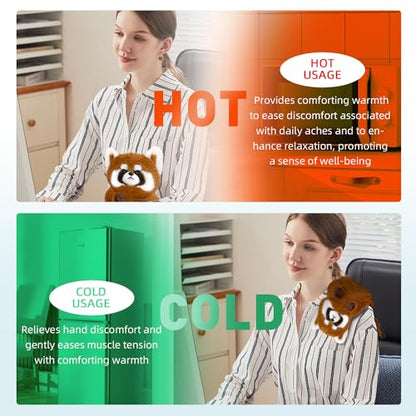 Red Panda Microwave Heating Pad for Cramps,Cozy Plush,Stuffed Animal - style: Red Panda