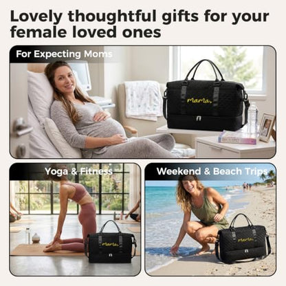 Large Maternity Hospital Bag, Black - color: Black