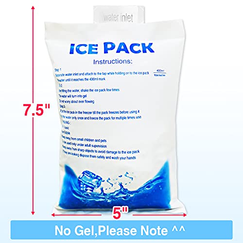 12Pcs Reusable Ice Packs for Cooling Safety Vest Cold Packs Freezer Packs