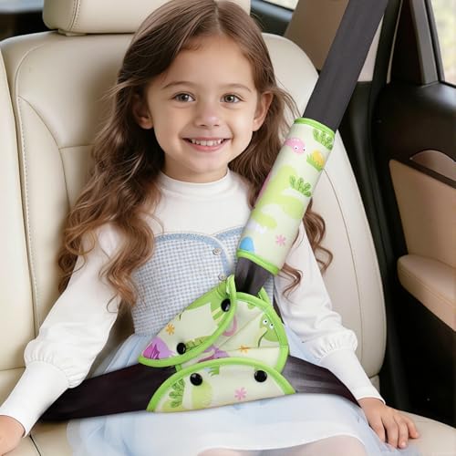 COOLBEBE Kids Seat Straps Cover Pad, Green - color: Green