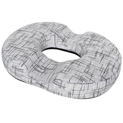 Donut Pillow Seat Cushion for Tailbone Pain Relief Hemorrhoids - color: Line