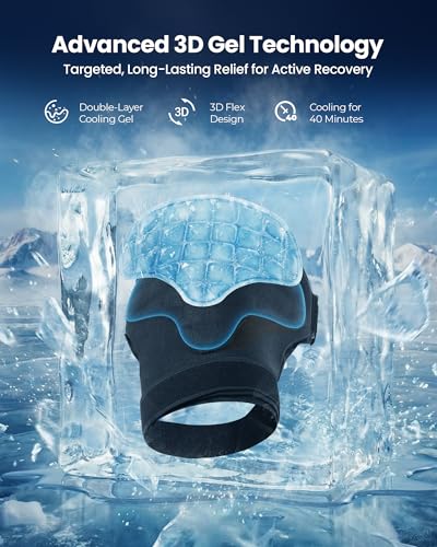 Hip Ice Pack with 2-Layer Cooling Gel 45Min Therapy for Replacement Surgery - size: Large