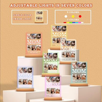 Custom Picture Frames, Personalized Gifts for Mom from Daughter Son - color: Style-06-Mom