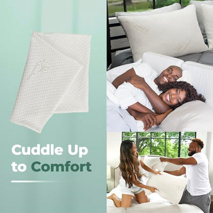 Snuggle-Pedic Pillow Covers - Zippered Body Pillow Protector (White, Kids) - size: Kids Body