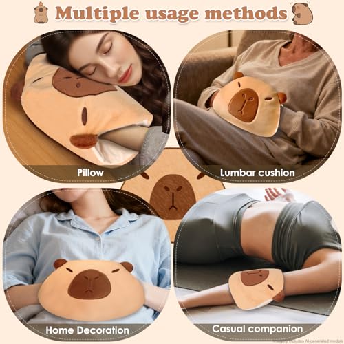SuzziPad Capybara Microwavable Hand Muff for Muscle Tension and Cold Day - style: Capybara