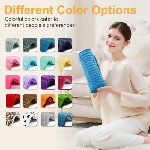 Heating Pad,Electric Heating Pads,Heating Pad for Back,Blue,24x12 Inch - color: Blue, size: 24x12 Inch